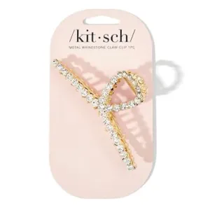 / Kit • sch / Metal Loop Rhinestone Claw Clip