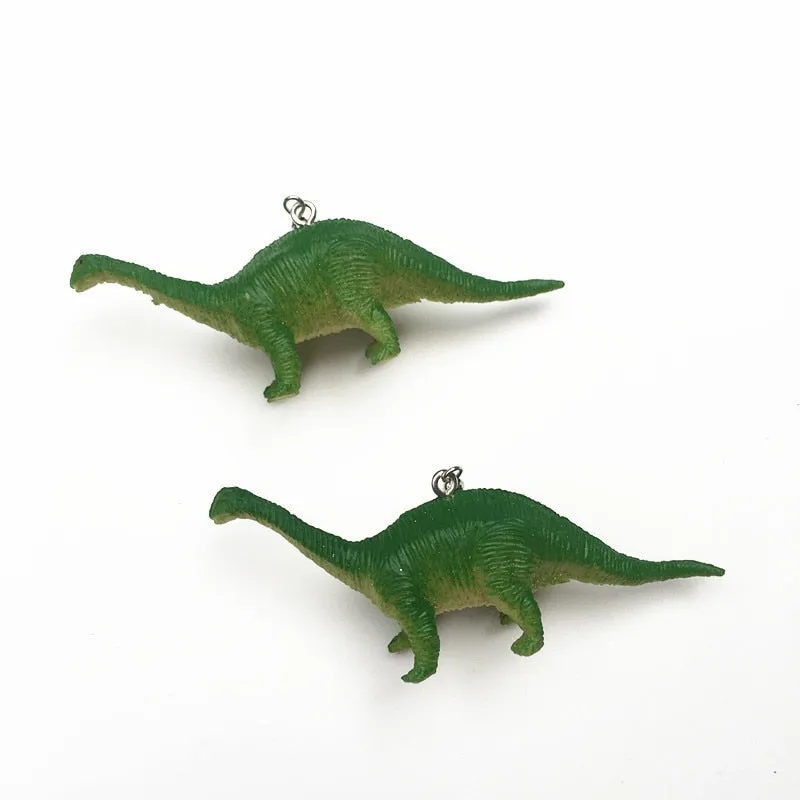 1 Pair Cute Animal Bite Earring Cartoon Soft Clay Animal Earrings