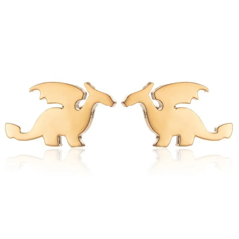 1 Pair Cute Animal Bite Earring Cartoon Soft Clay Animal Earrings