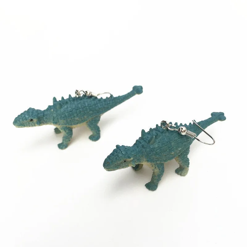 1 Pair Cute Animal Bite Earring Cartoon Soft Clay Animal Earrings