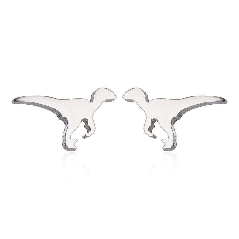 1 Pair Cute Animal Bite Earring Cartoon Soft Clay Animal Earrings
