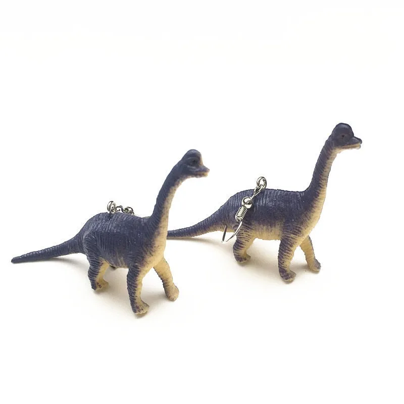1 Pair Cute Animal Bite Earring Cartoon Soft Clay Animal Earrings