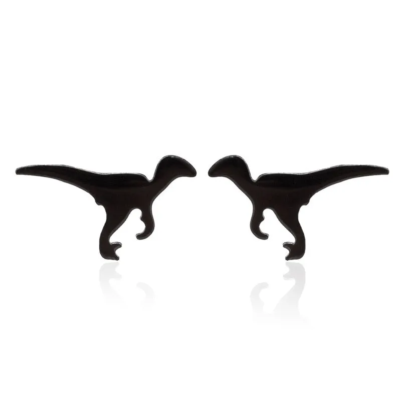 1 Pair Cute Animal Bite Earring Cartoon Soft Clay Animal Earrings