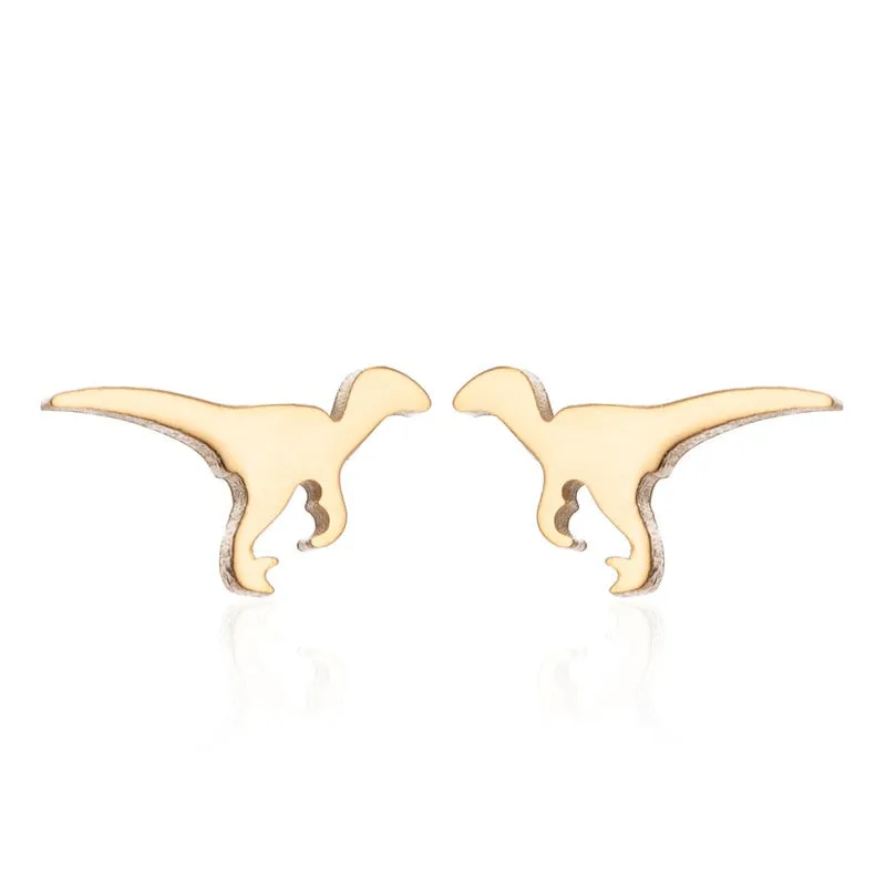 1 Pair Cute Animal Bite Earring Cartoon Soft Clay Animal Earrings