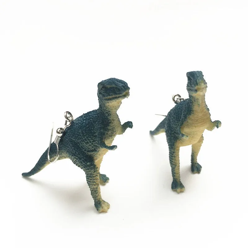 1 Pair Cute Animal Bite Earring Cartoon Soft Clay Animal Earrings