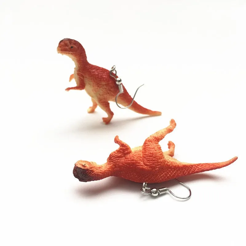 1 Pair Cute Animal Bite Earring Cartoon Soft Clay Animal Earrings