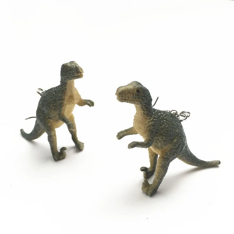 1 Pair Cute Animal Bite Earring Cartoon Soft Clay Animal Earrings