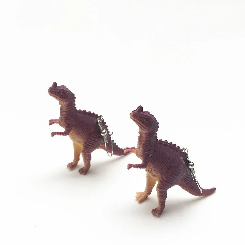 1 Pair Cute Animal Bite Earring Cartoon Soft Clay Animal Earrings