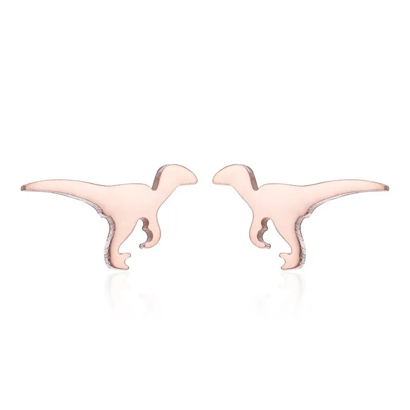 1 Pair Cute Animal Bite Earring Cartoon Soft Clay Animal Earrings