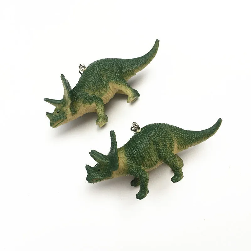 1 Pair Cute Animal Bite Earring Cartoon Soft Clay Animal Earrings
