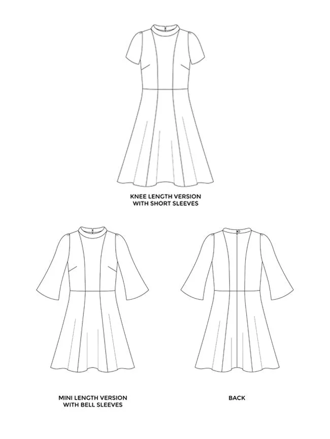 1011 Martha Dress - Tilly and the Buttons Pattern