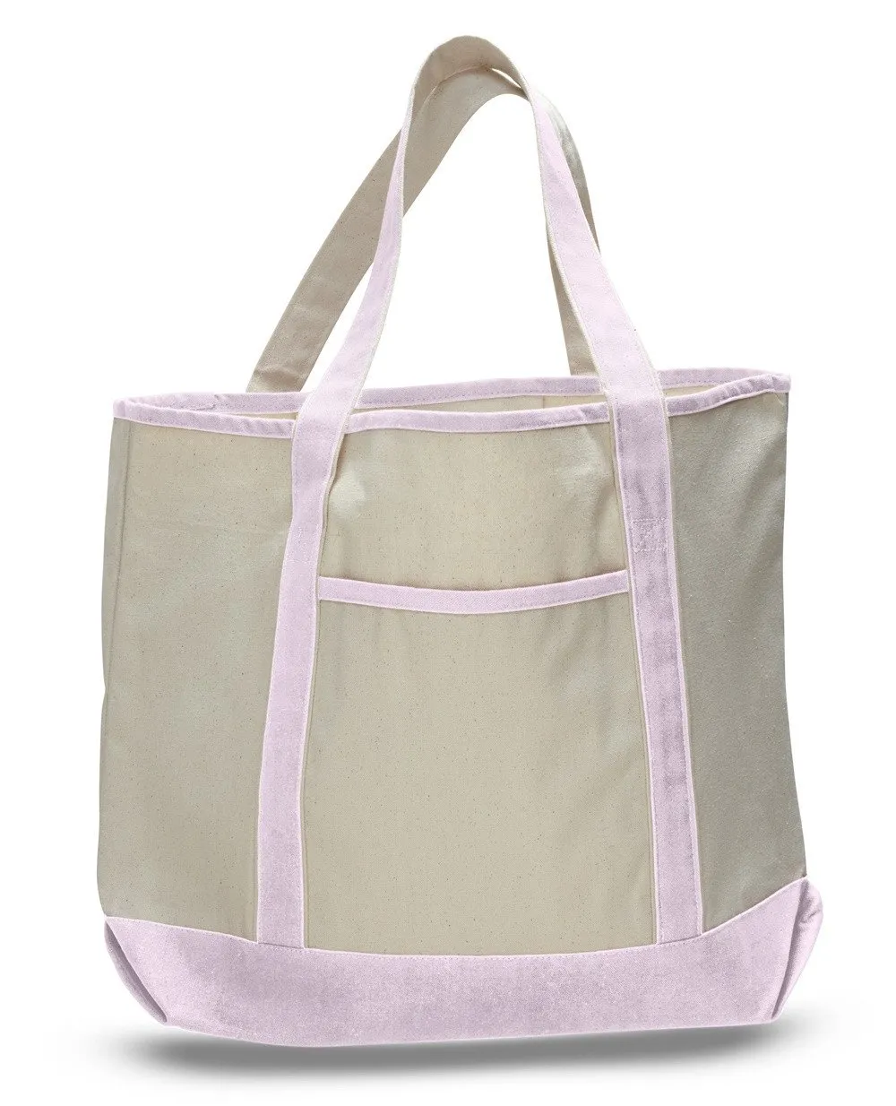 12 ct Jumbo Size Heavy Canvas Deluxe Tote Bag - By Dozen