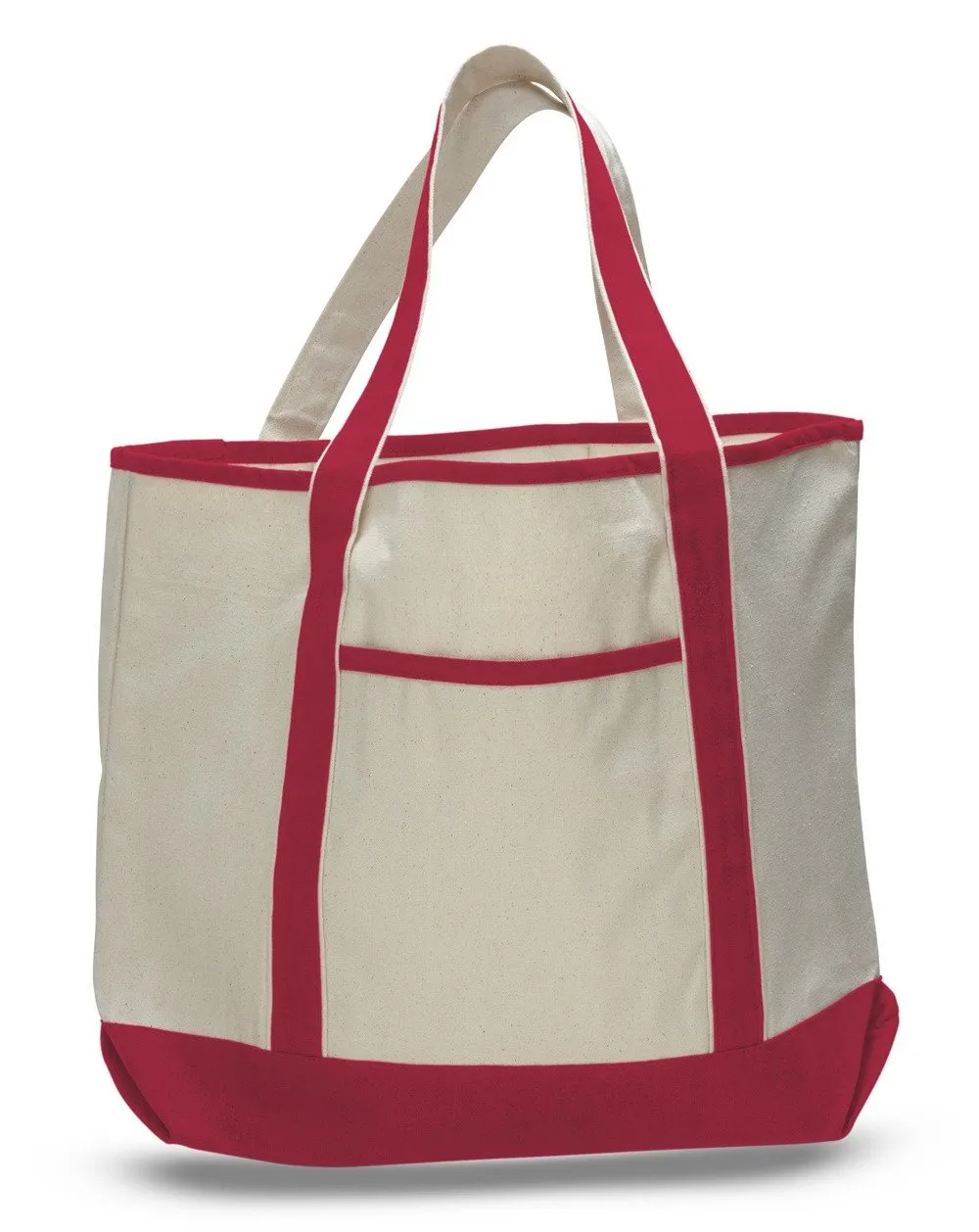 12 ct Jumbo Size Heavy Canvas Deluxe Tote Bag - By Dozen