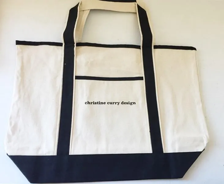 12 ct Jumbo Size Heavy Canvas Deluxe Tote Bag - By Dozen