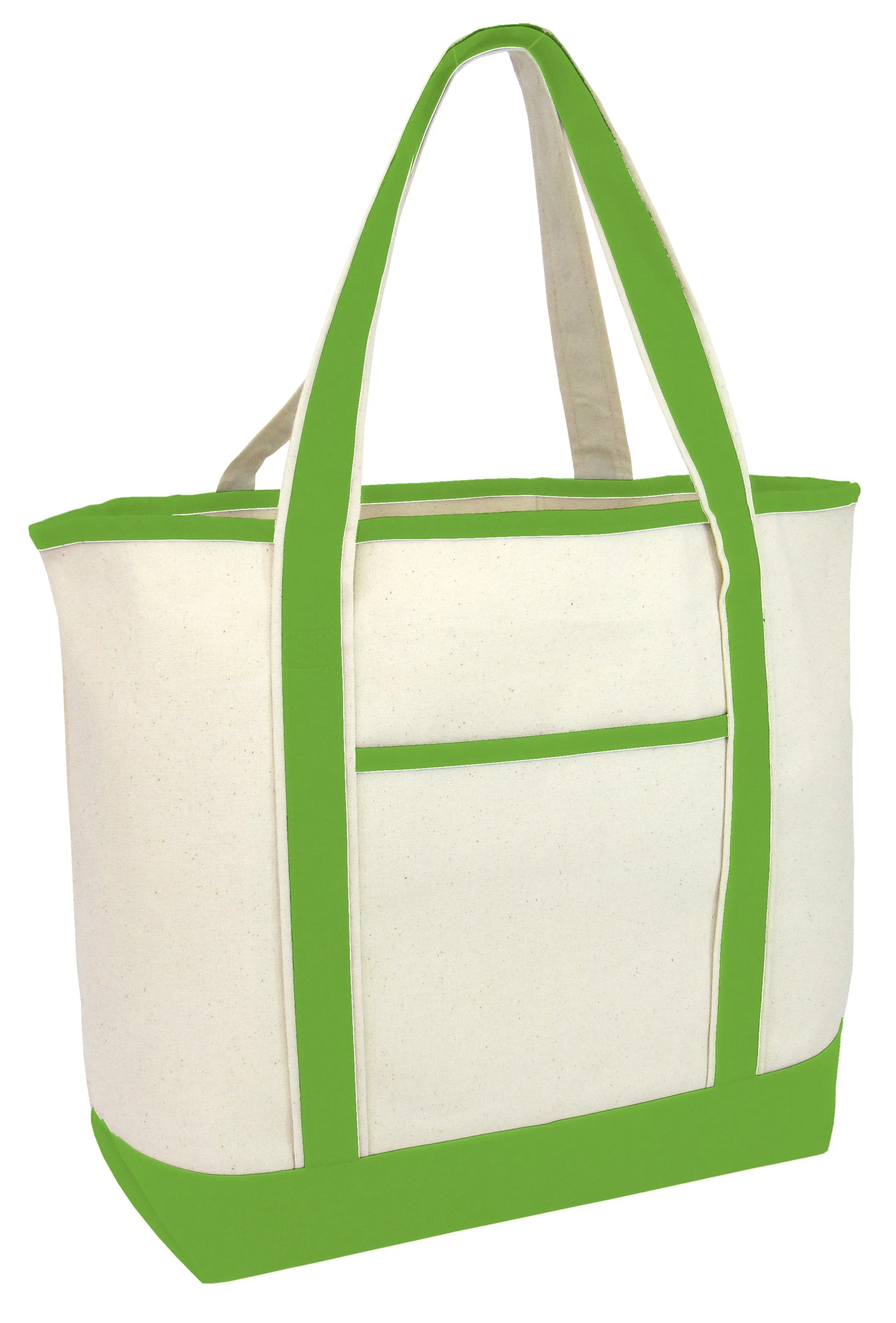 12 ct Jumbo Size Heavy Canvas Deluxe Tote Bag - By Dozen
