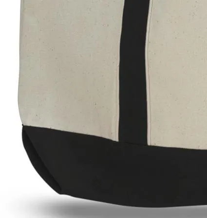 12 ct Jumbo Size Heavy Canvas Deluxe Tote Bag - By Dozen