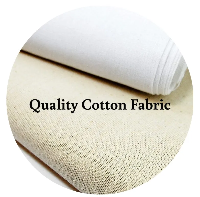 12 Eco Pack, Organic Natural Cotton Tote Bags, Plain Totes