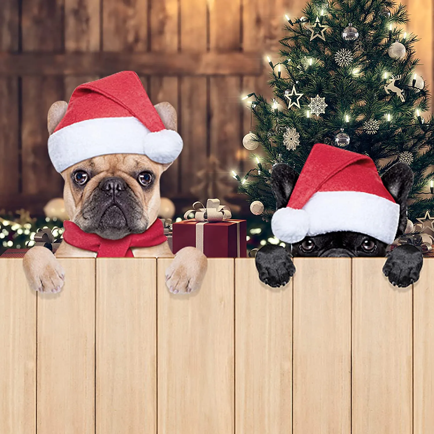 12 Pack Christmas Santa Hats