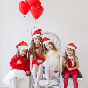 12 Pack Christmas Santa Hats