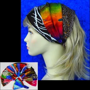 12 Patchwork Elastic Bandana-Headbands ($2.45 each)