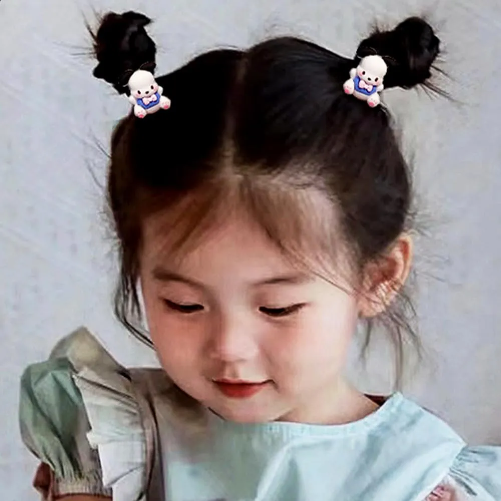 12 Pieces Kawaii Hair Clips for Girls Cartoon Girl Hair Accessories,Cute Things for Teen Girl Gifts (Blue PC Dog)