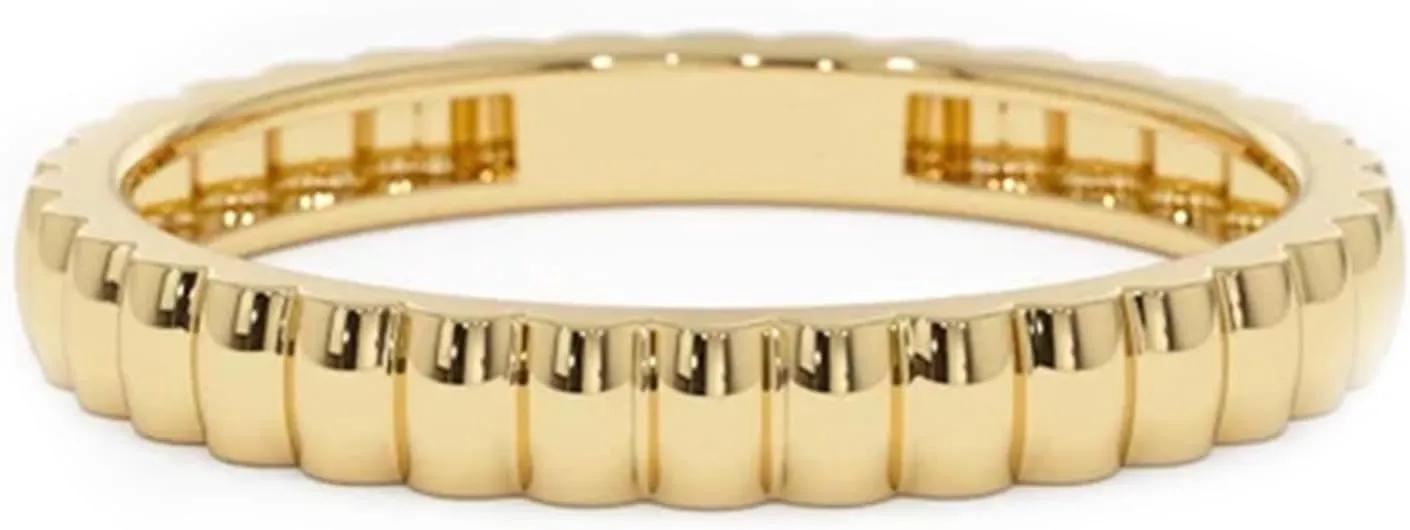 14K/18K Gold Wedding Ring Gold Stackable Dainty Minimalist Ring Engagement Ring for Women