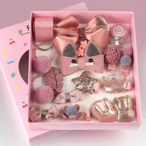 18 Pcs hair clip set