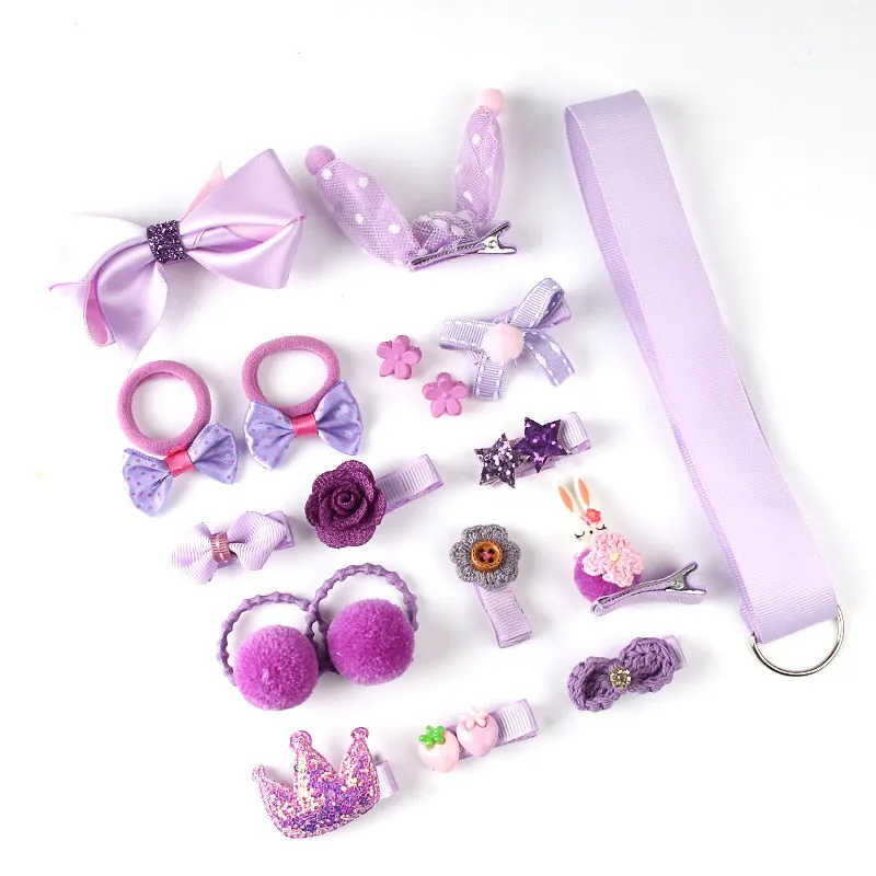 18 Pcs hair clip set