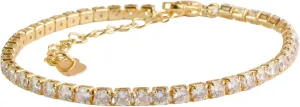 18K Gold Plated Cubic Zirconia Tennis Bracelet Gold Bracelet Layered Crystal Diamond Bracelet Stack Tennis Bracelet Dainty Jewelry Tennis diamond Minimalist