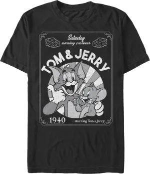 1940 Cartoon Tom And Jerry T-Shirt
