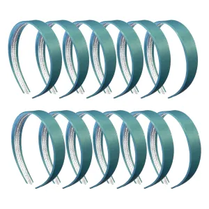 1"  Satin Hard Headband | Set of 12