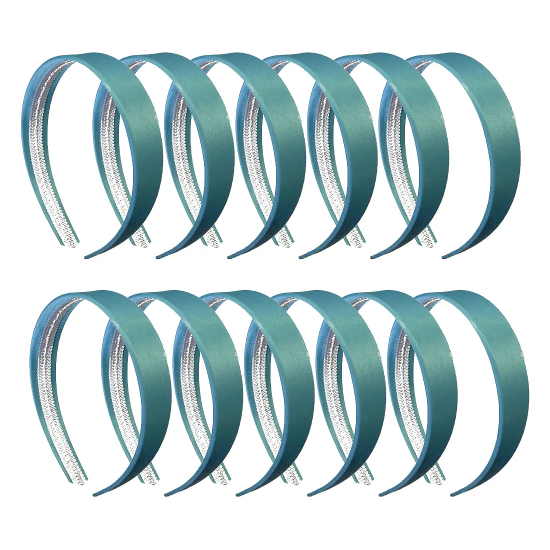 1"  Satin Hard Headband | Set of 12