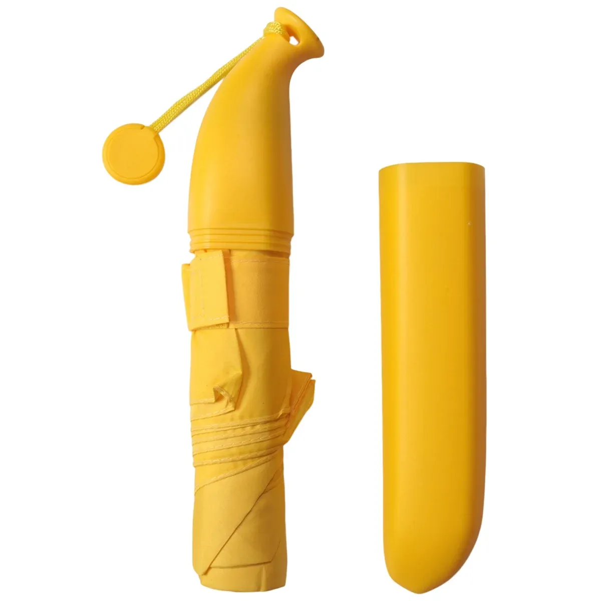 2 Fold Banana Shape Creative Kids Umbrella Children Folding Umbrella
