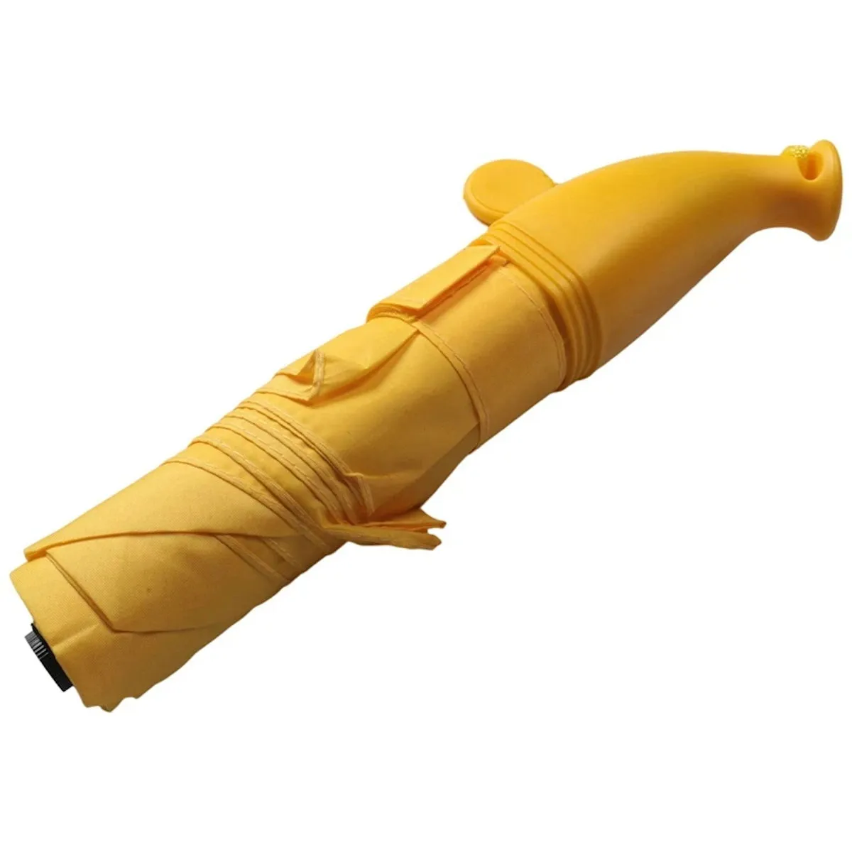 2 Fold Banana Shape Creative Kids Umbrella Children Folding Umbrella
