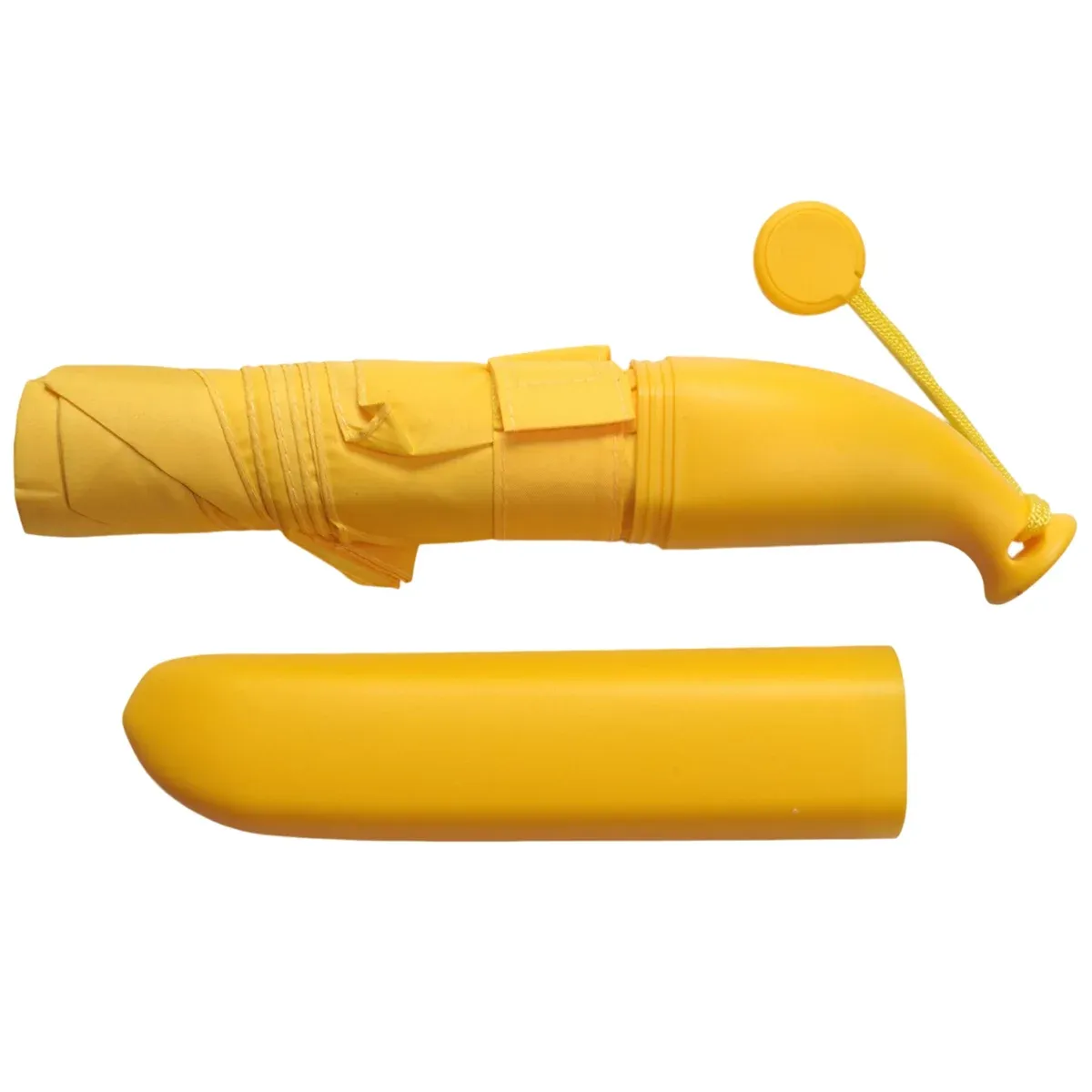 2 Fold Banana Shape Creative Kids Umbrella Children Folding Umbrella