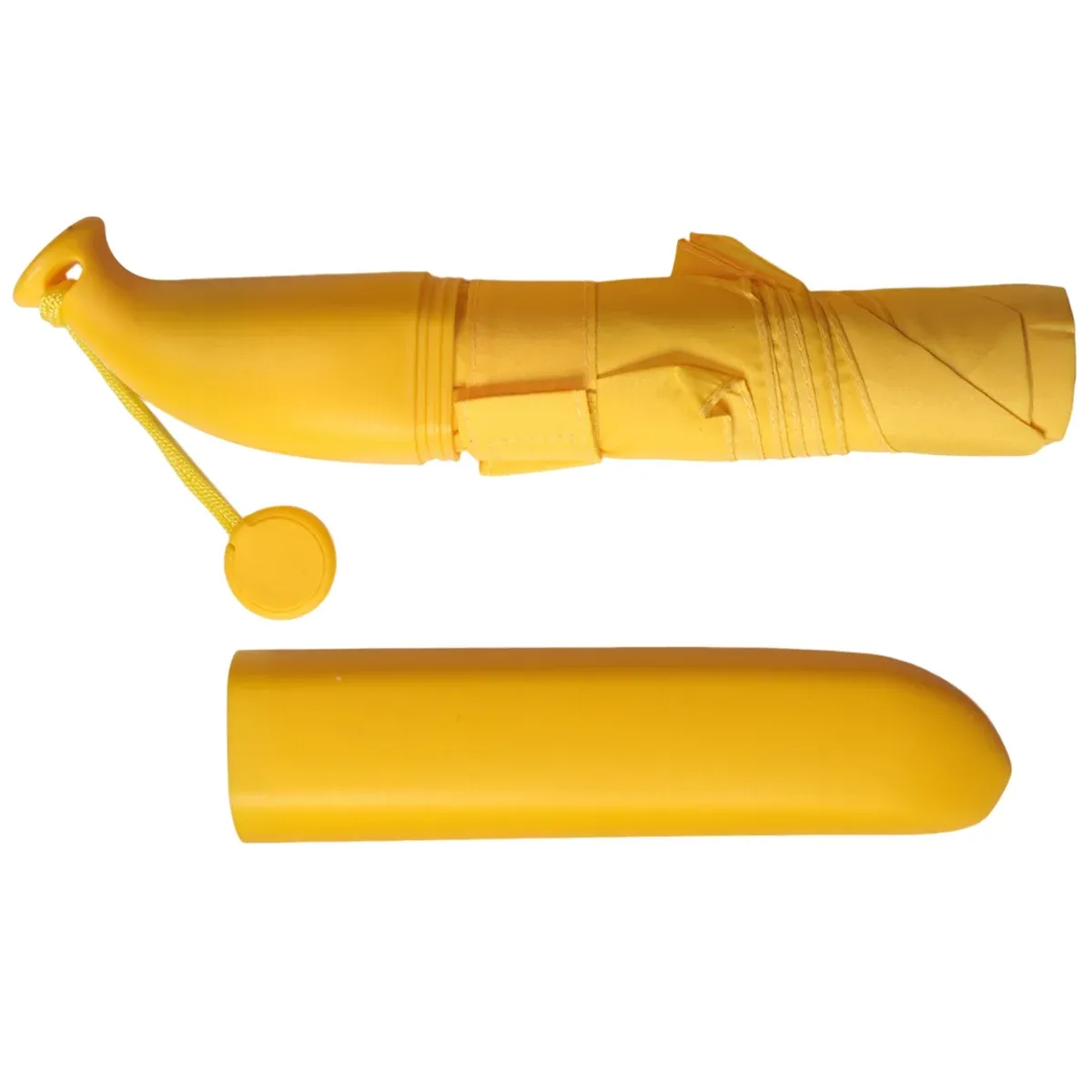 2 Fold Banana Shape Creative Kids Umbrella Children Folding Umbrella