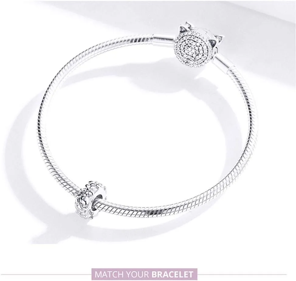 2 pcs Spacer Charm 925 Sterling Silver Stopper Charm Clip Charm Music Charm Anniversary Charm for Pandora Charm Pandora Charm Bracelet