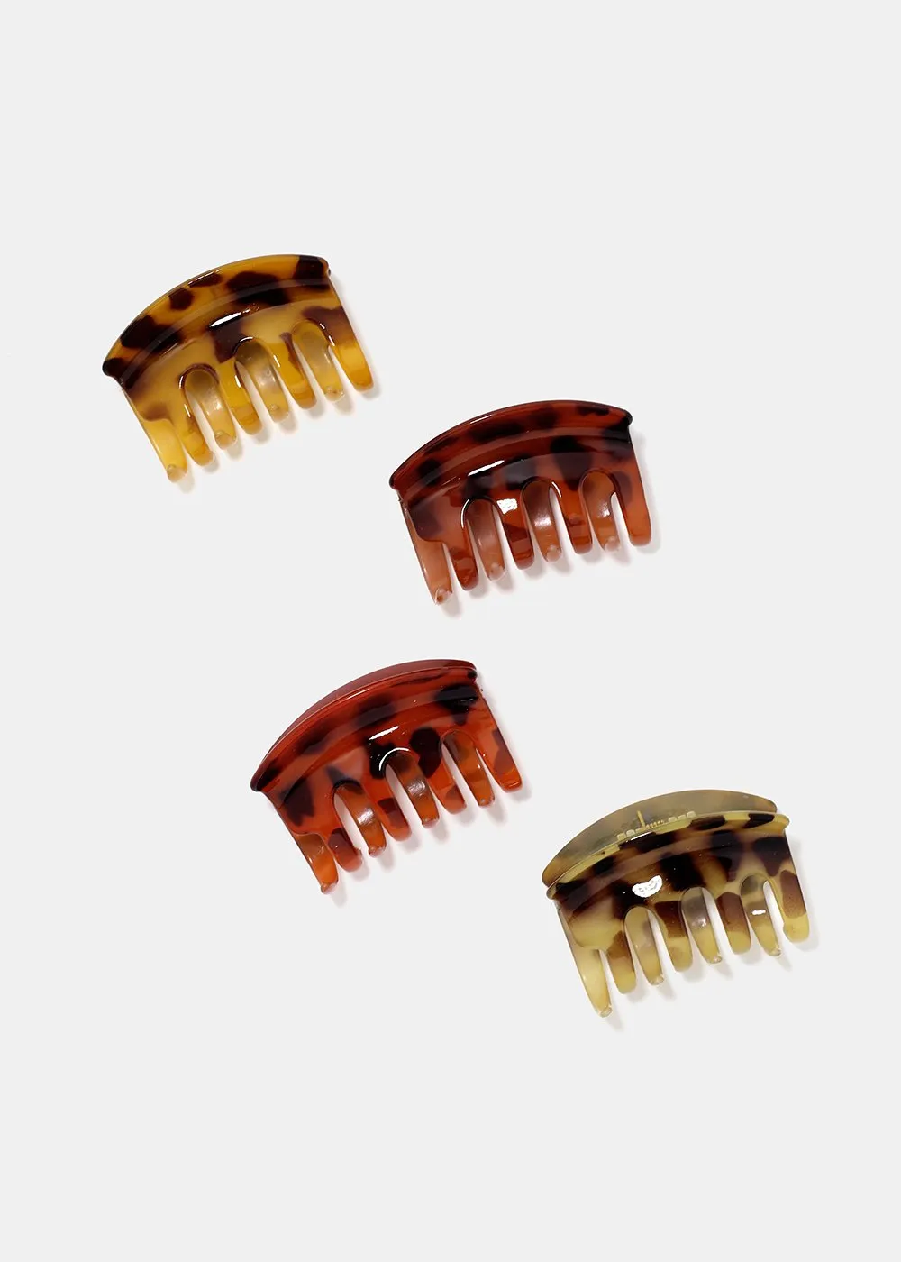 2-Piece Curved Jaw Hair Clips