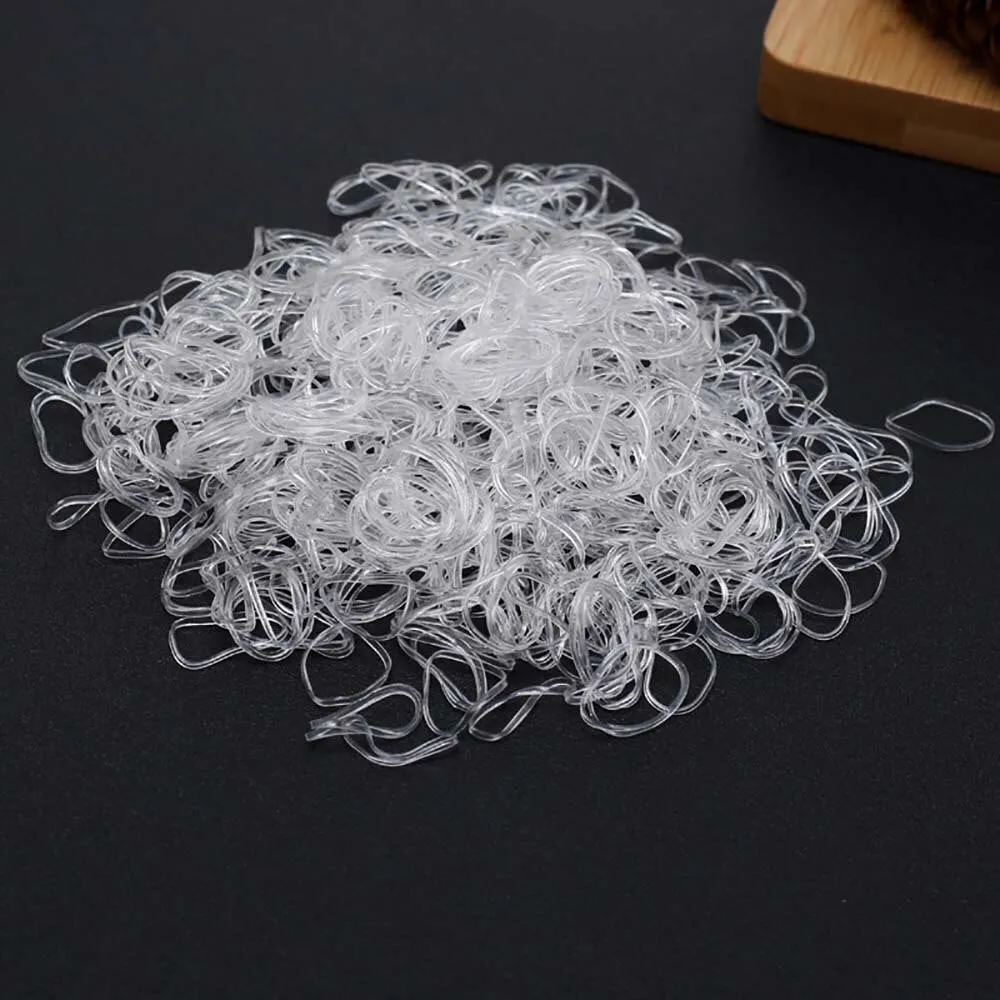 200 pieces bag Mixed Colorful Rubber Bands Girls Pet