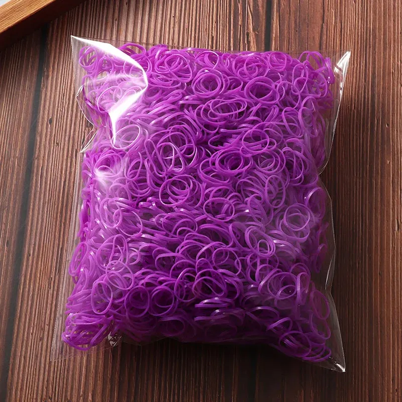 2000 Piece Lot Girls Hair Bands Hair Accessories Nylon Rubber Bands Elastic Headband for Children Ponytail Holder Bands Kids