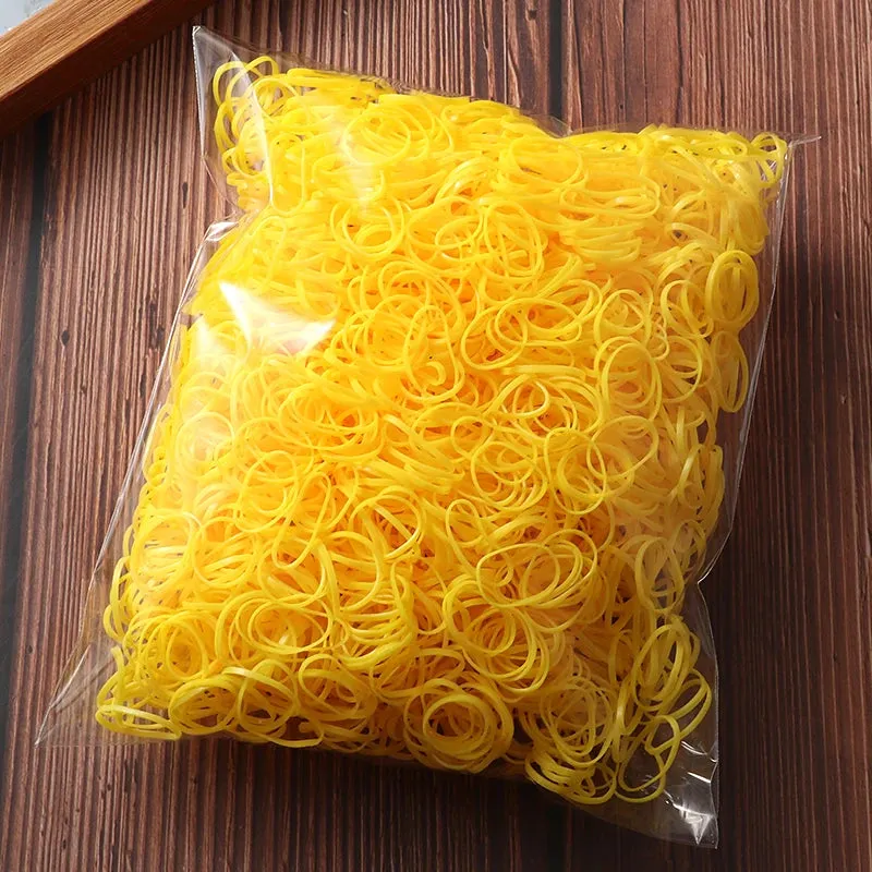 2000 Piece Lot Girls Hair Bands Hair Accessories Nylon Rubber Bands Elastic Headband for Children Ponytail Holder Bands Kids