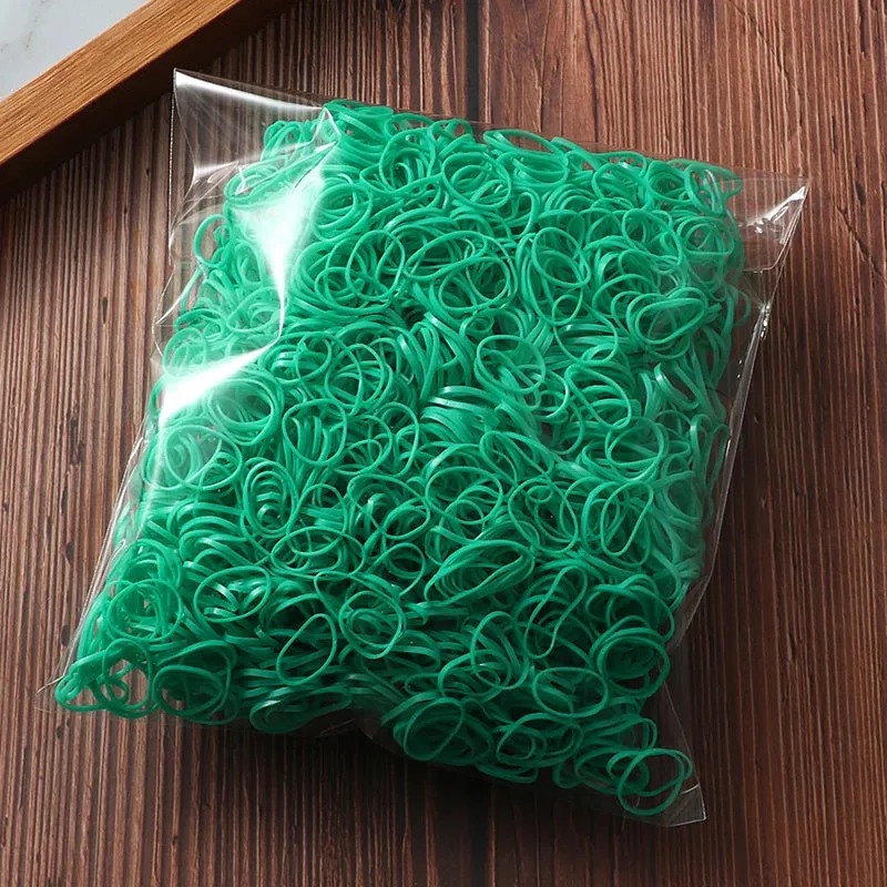 2000 Piece Lot Girls Hair Bands Hair Accessories Nylon Rubber Bands Elastic Headband for Children Ponytail Holder Bands Kids