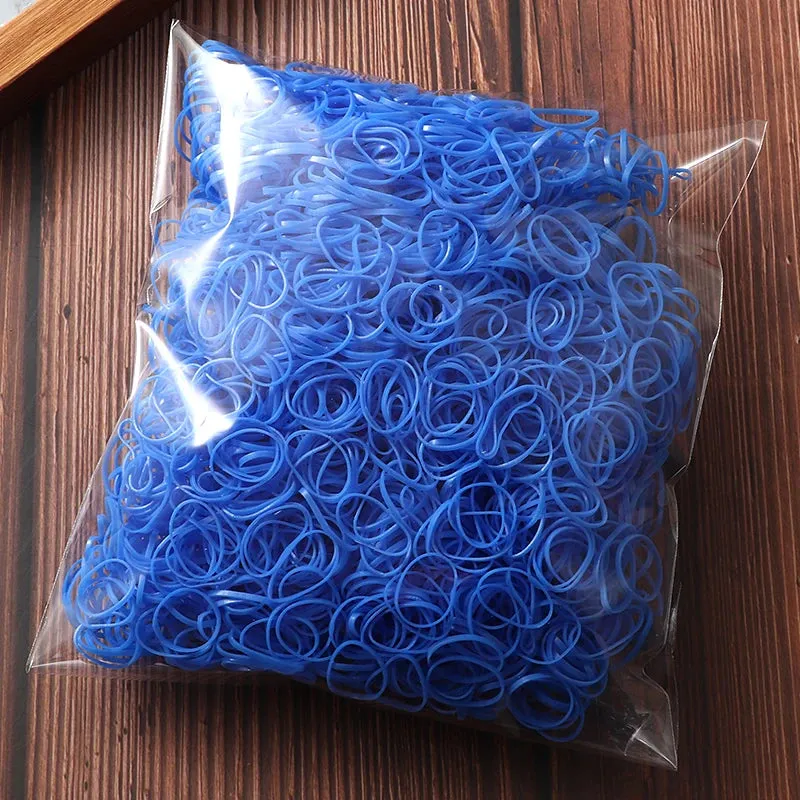 2000 Piece Lot Girls Hair Bands Hair Accessories Nylon Rubber Bands Elastic Headband for Children Ponytail Holder Bands Kids