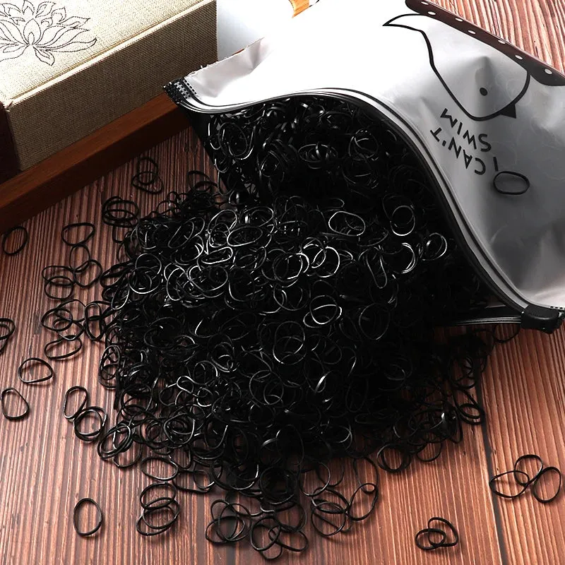 2000 Piece Lot Girls Hair Bands Hair Accessories Nylon Rubber Bands Elastic Headband for Children Ponytail Holder Bands Kids
