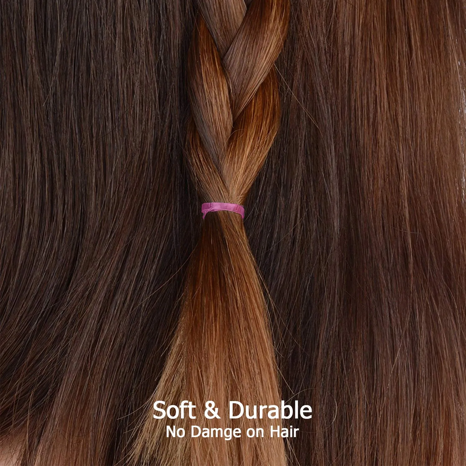 2000pcs Small Baby Elastic Hair Ties Mini Colorful Rubber Bands Tiny Ponytail No Damage for Toddler Girls Kids Women Bulk HOYOLS