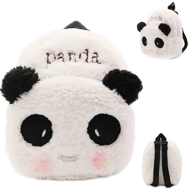 2019 3D Cartoon Cute Plush Children Backpacks Mini Schoolbag Child Plush Backpack Children School Bags Girls Boys Backpack