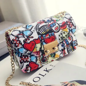 2019 New Women Bags Summer Graffiti Ladies
