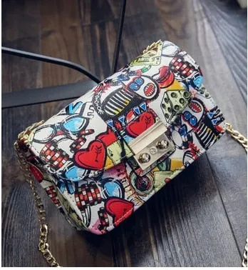 2019 New Women Bags Summer Graffiti Ladies