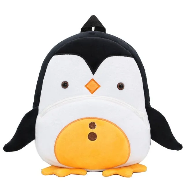 2020 3D Cartoon Plush Children Backpacks kindergarten Schoolbag