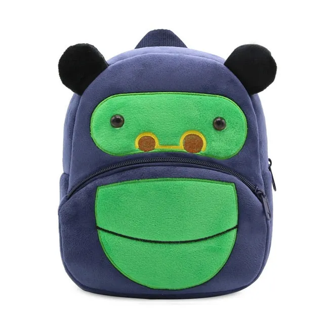 2020 3D Cartoon Plush Children Backpacks kindergarten Schoolbag